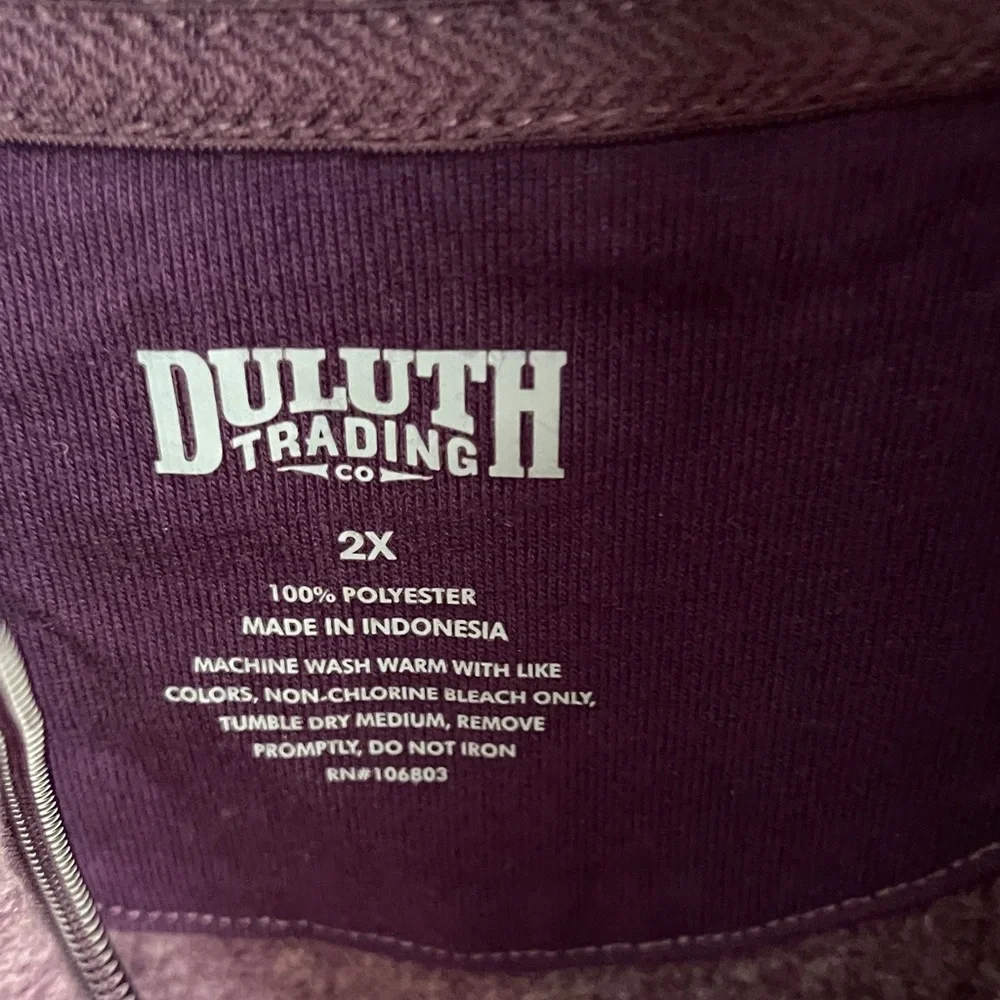 Duluth Trading Co Deep Purple Jacket - Picture 2 of 6